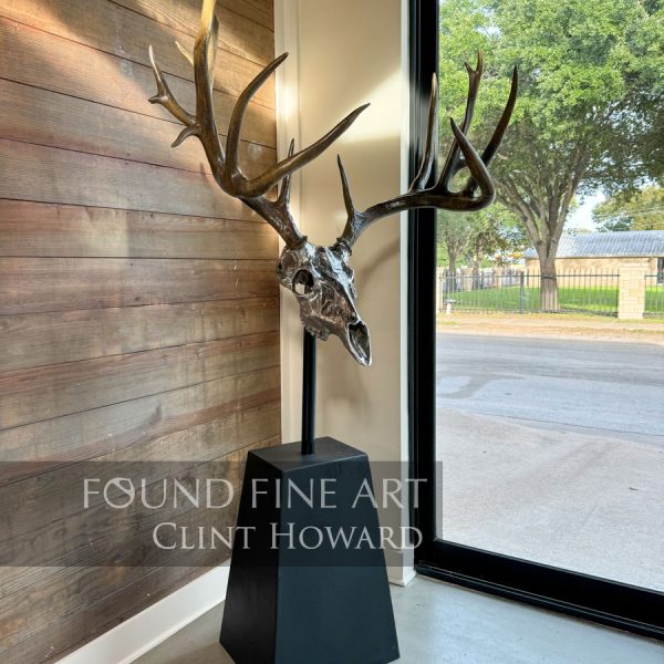 Whitetail Deer Skull monument