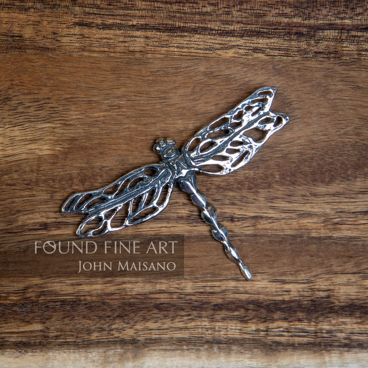 Sterling Silver Dragonfly BrooCach