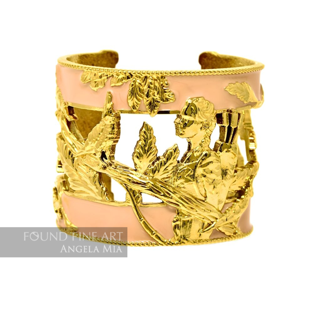 "Vigor" Cuff - Gold & Blush