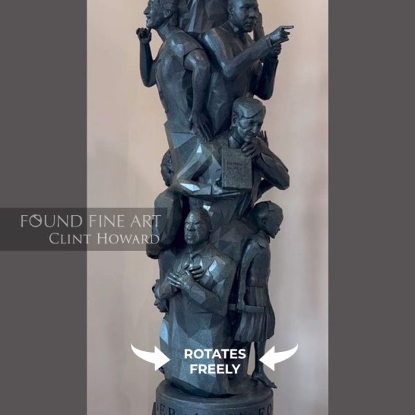 Twentieth Century Civil Rights Icon Totem