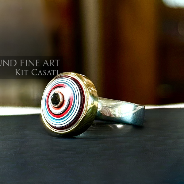"Corvette Agate Ring" Detroit Agate Collection