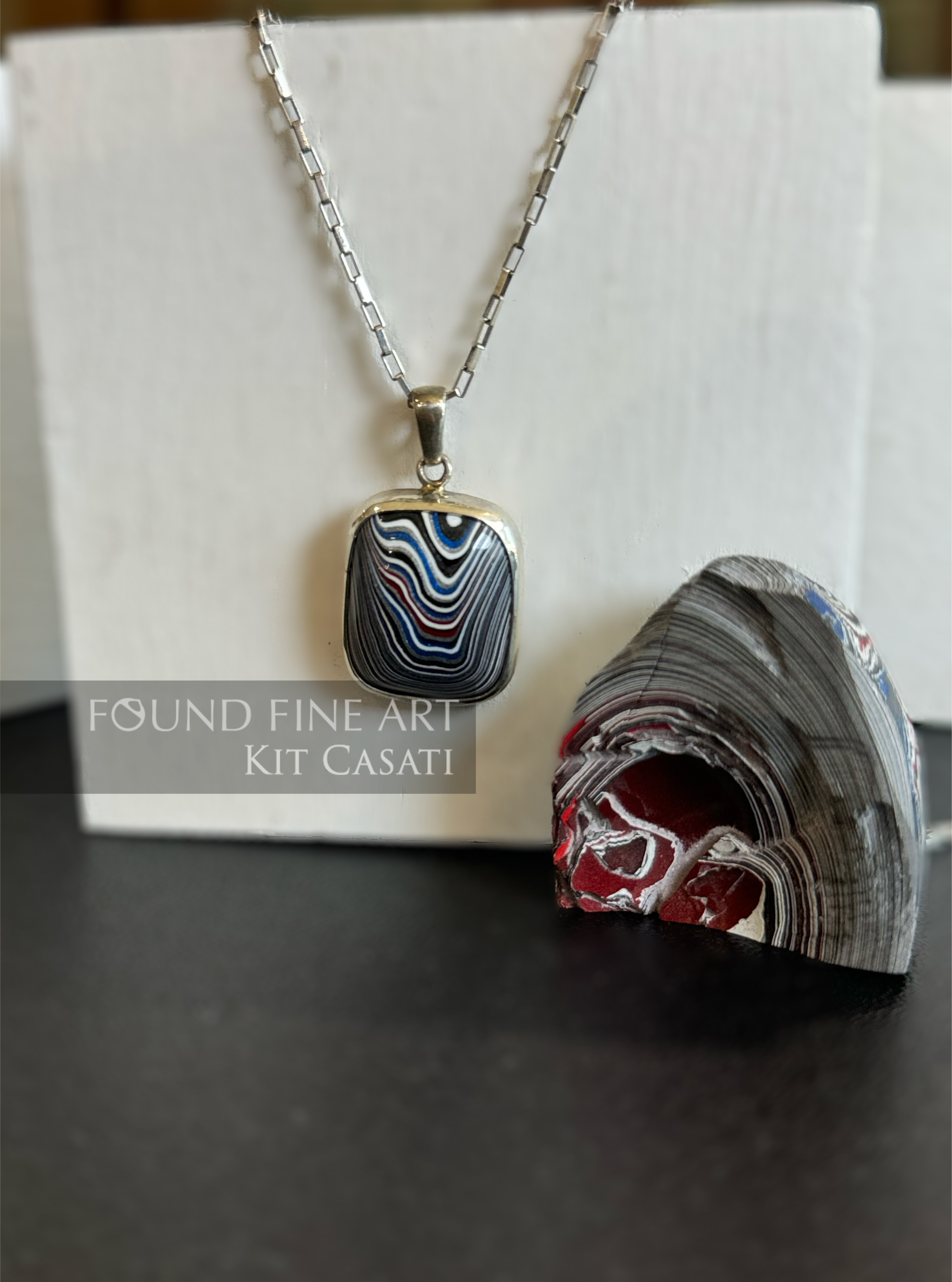 "Silver Pendant" Detroit Agate Collection