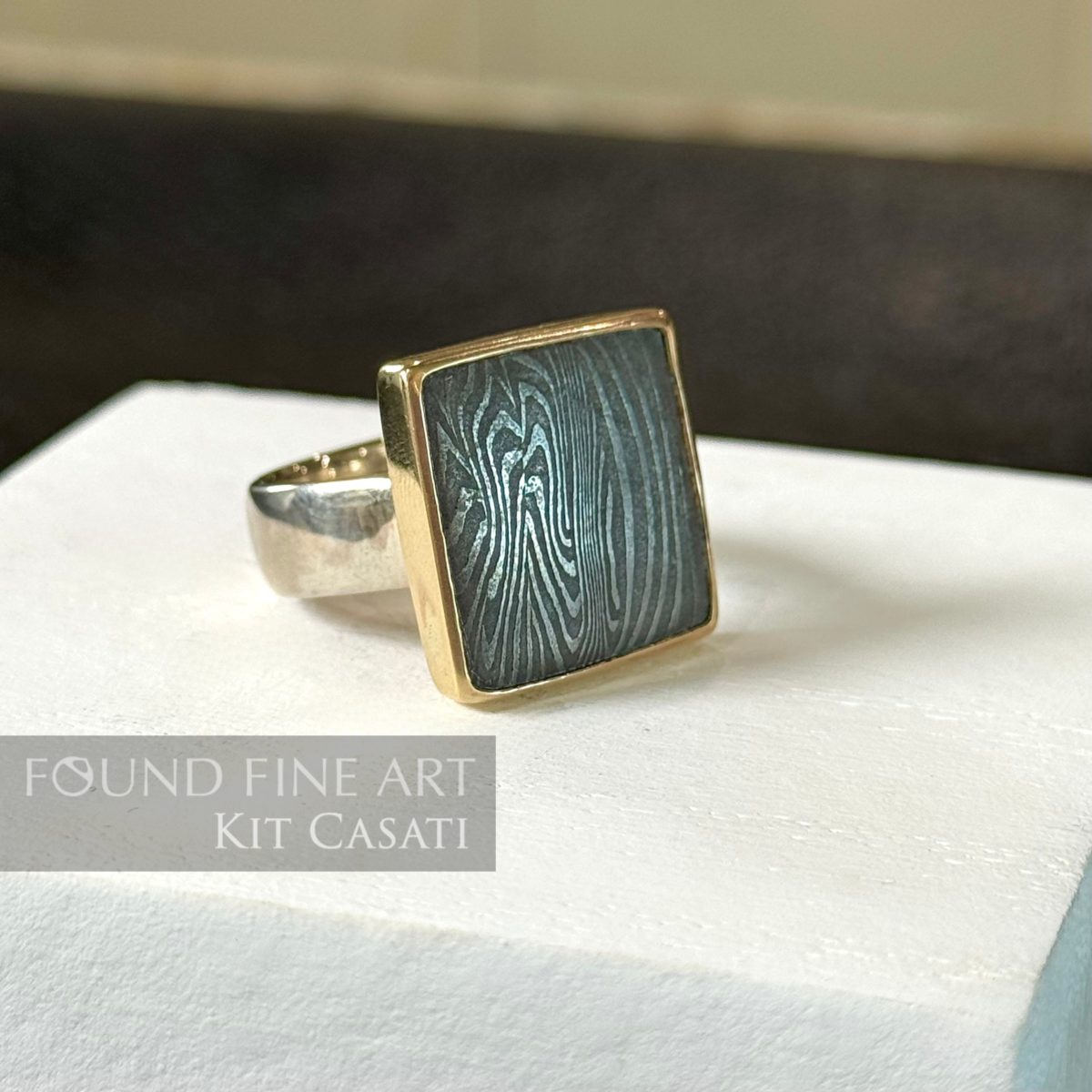 "Damascus Square" Iron & Gold Collection