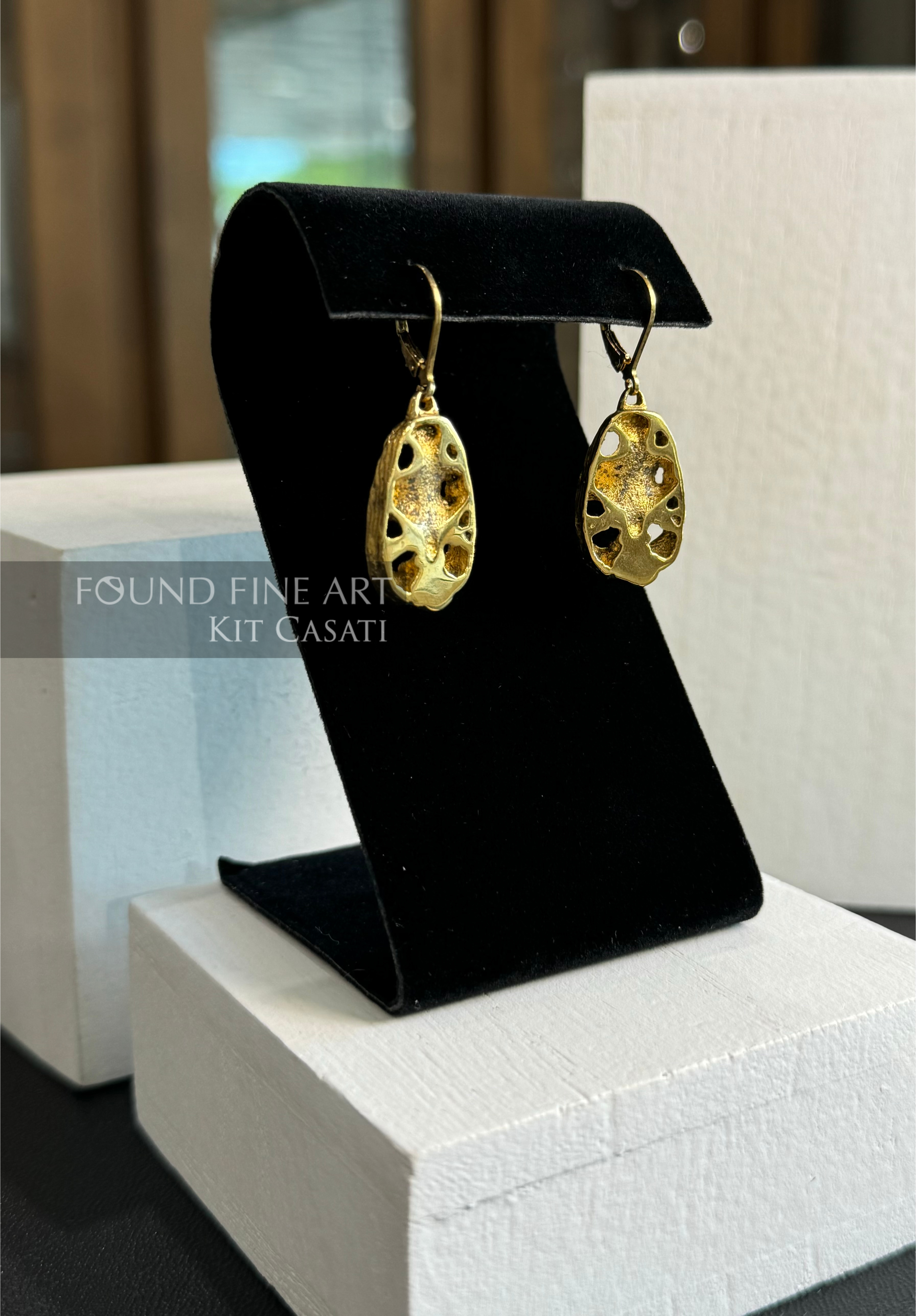 "Gold Earrings" Mystic Deep Collection