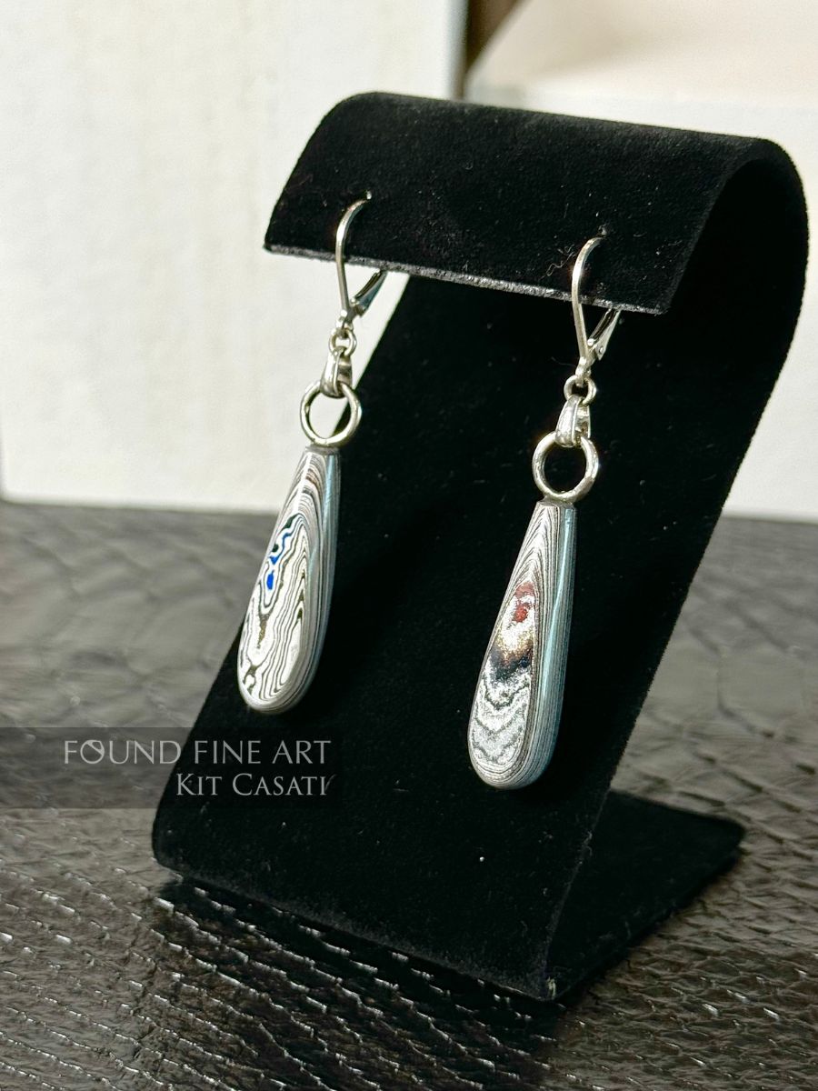 "Earrings" Detroit Agate Collection