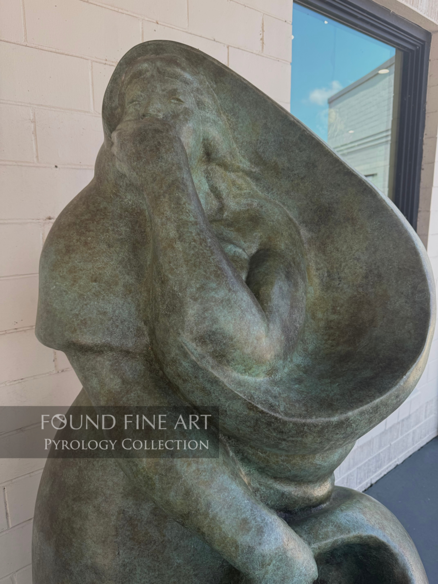 Woman with Basket by Lincoln Fox
