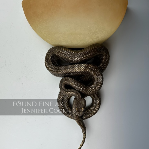 Rattlesnake Wall Sconce