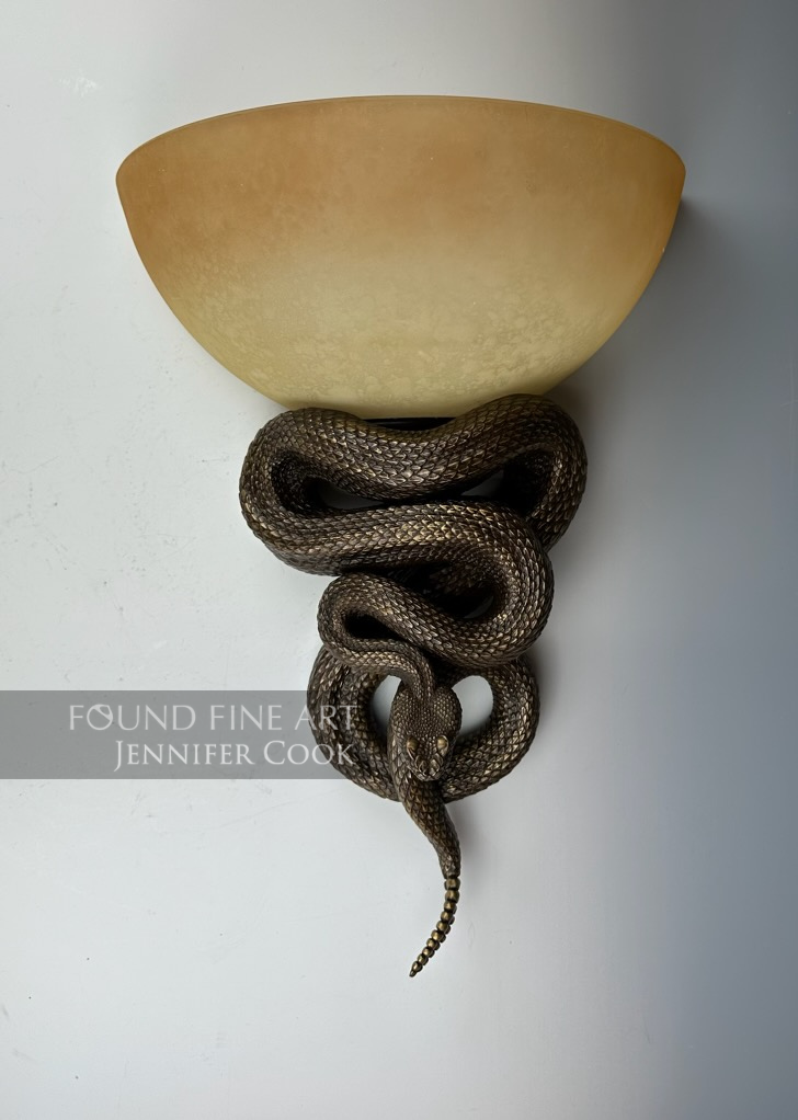 Rattlesnake Wall Sconce