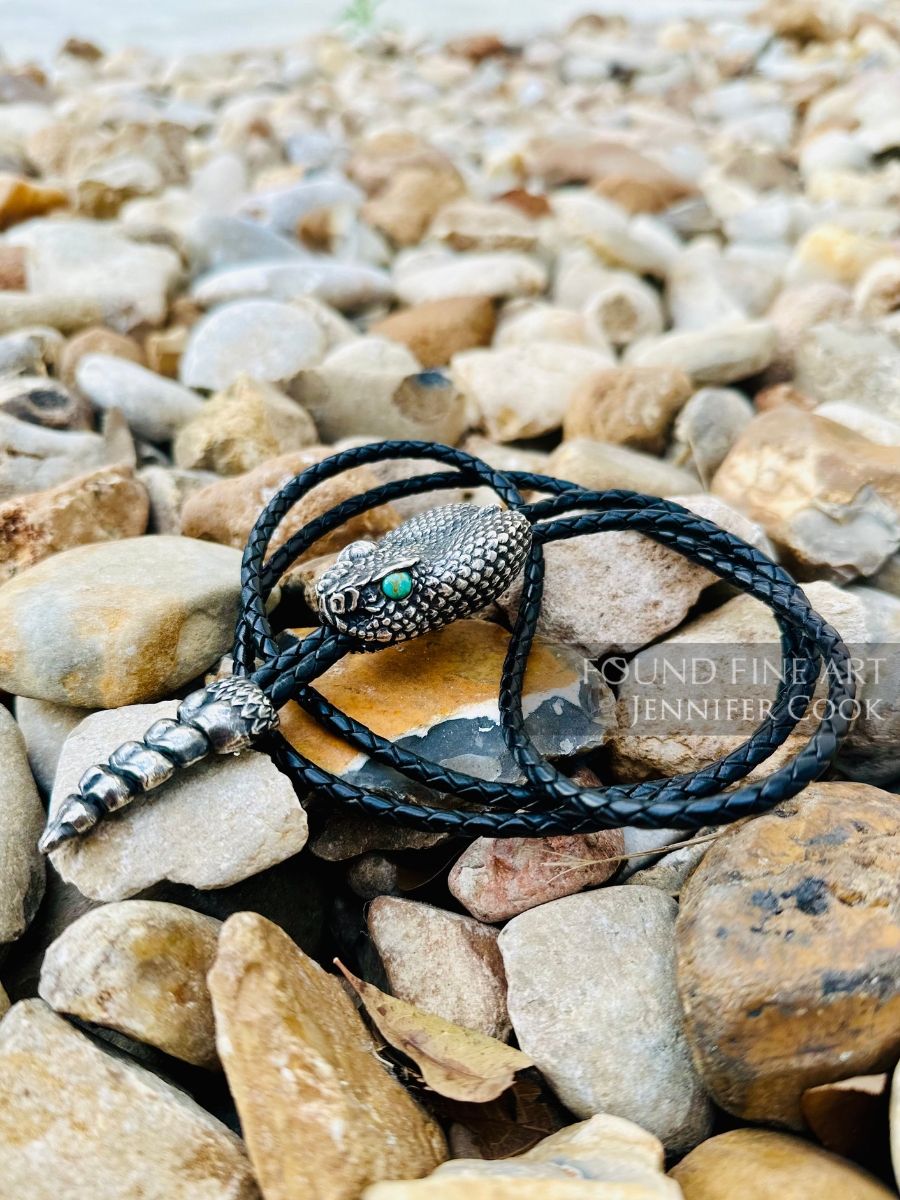 Rattlesnake Bolo Tie