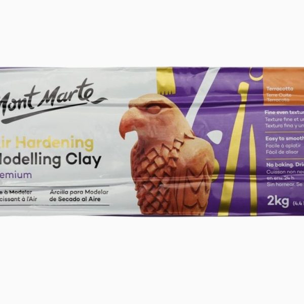 Air Hardening Modelling Clay Premium- Terracotta 2kg (4.4lb)