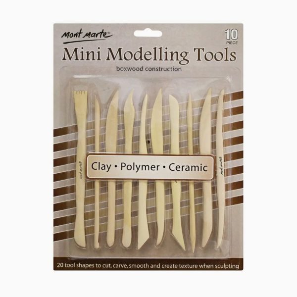 Mini Modelling Tools Boxwood 10pc