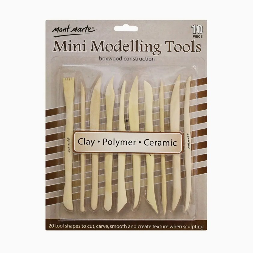 Mini Modelling Tools Boxwood 10pc