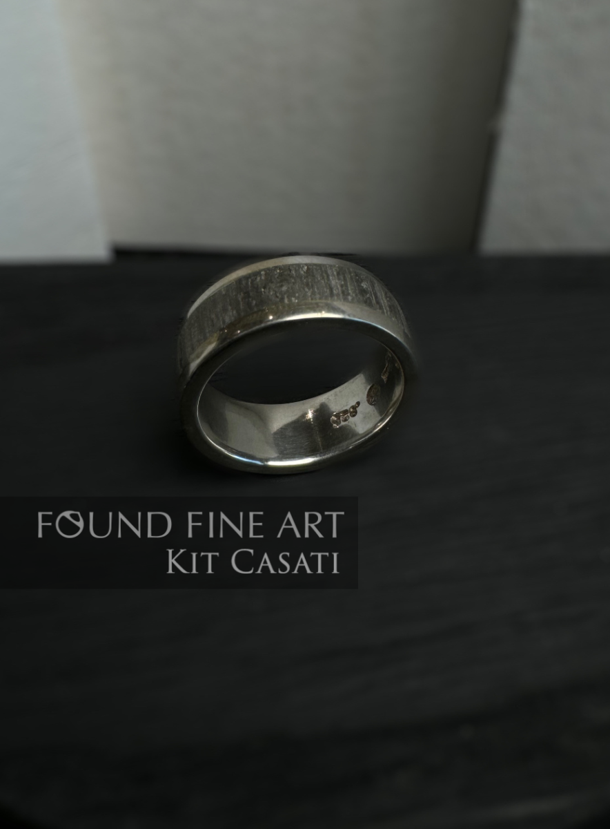 Wrought Iron & Silver Ring