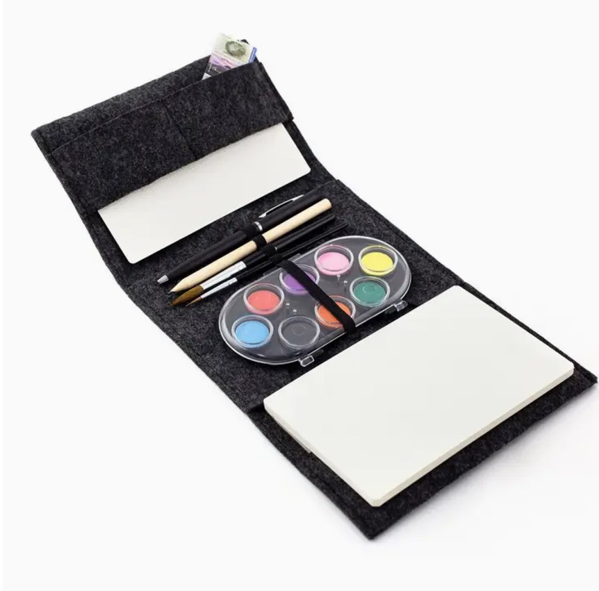 Jotblock Travel Postcard Watercolor Paint Set