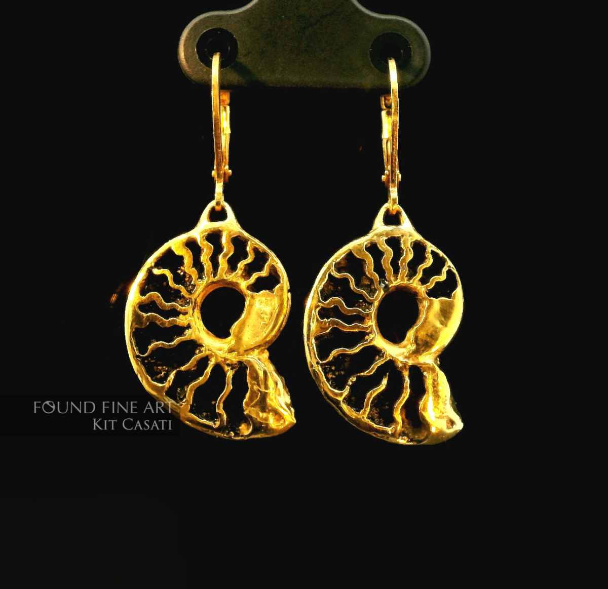 "Gold Earrings" Mystic Deep Collection