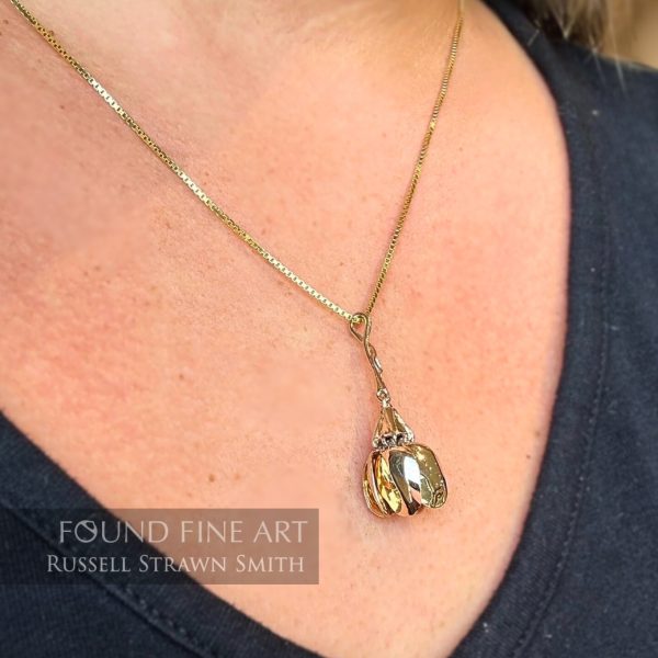 "Forgetmenot" -14k gold