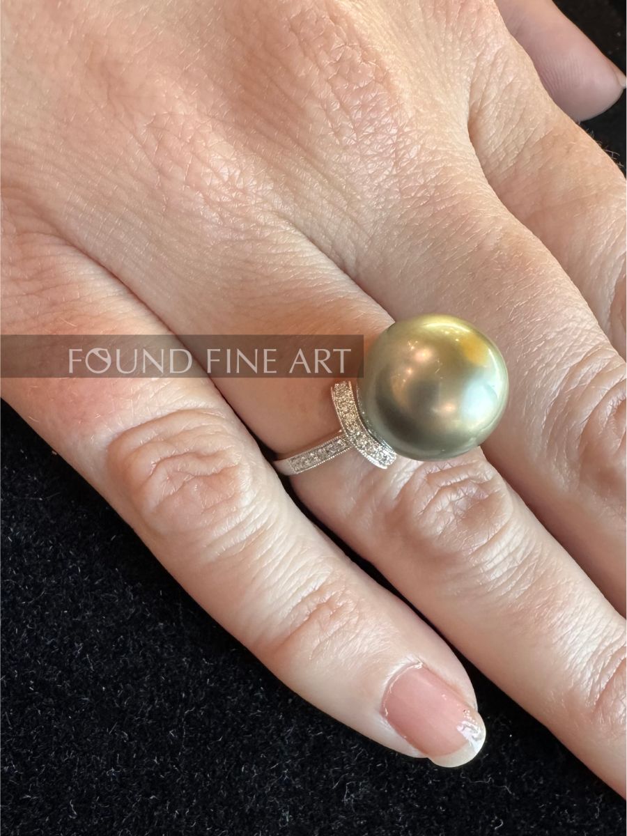 "P8" Pearl Ring