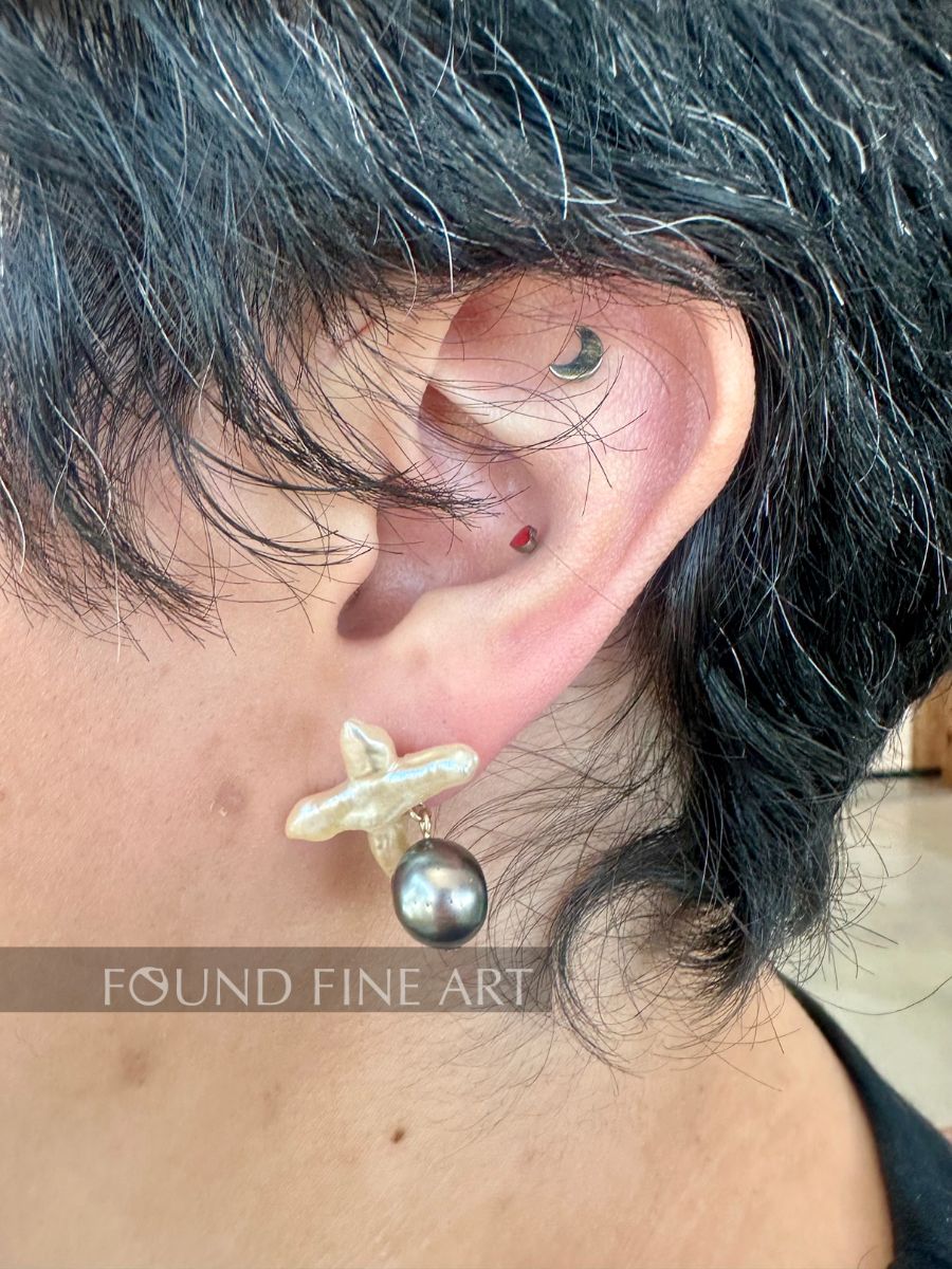 "P31" Pearl Earrings