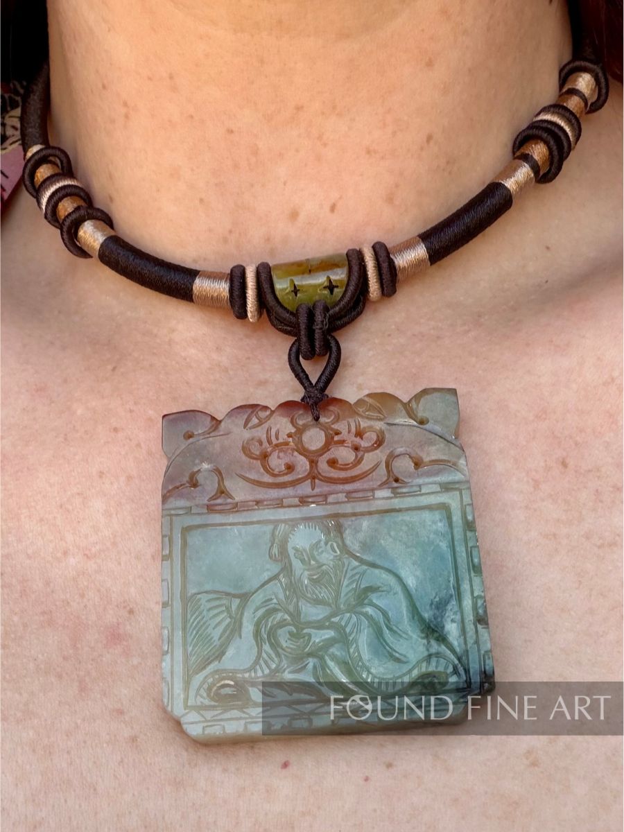 J1- Jade Pendant on Cord