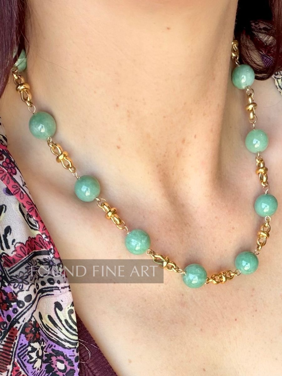 J21- Jade and Gold 14k Burma