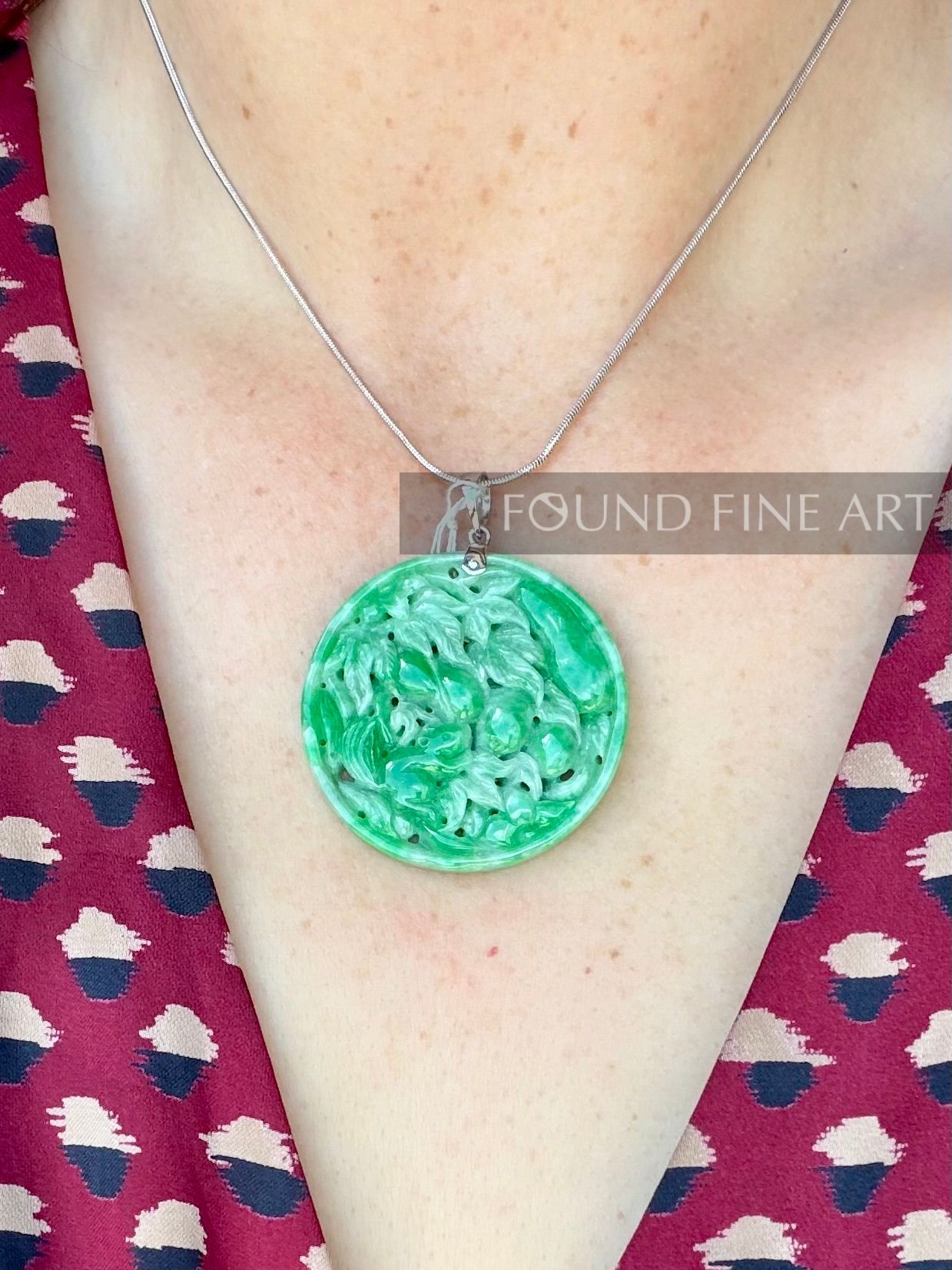 J6- Green Jade Pendant