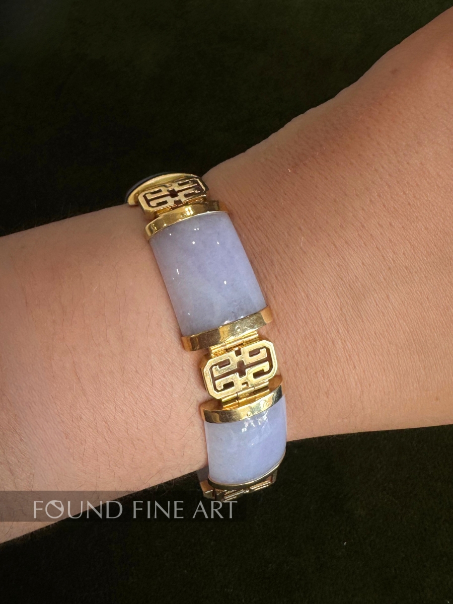J2-2: Jade and Gold Bracelet